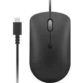PC myš - Lenovo 400 USB-C Wired Compact  Black - 3
