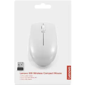 PC myš - Lenovo 300 Wireless Compact Cloud Grey - 7
