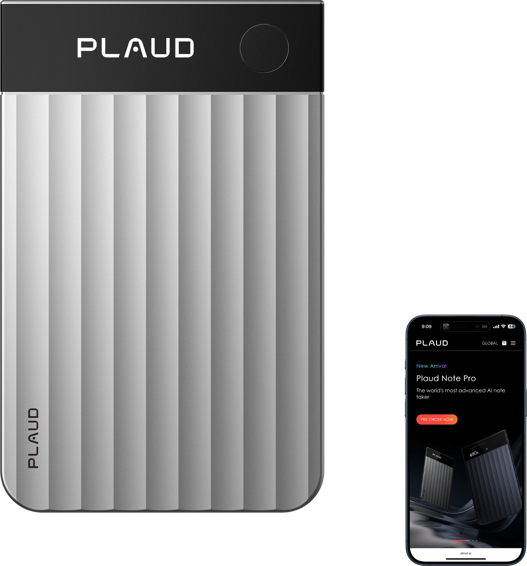 Plaud Note Pro Silver | Planeo