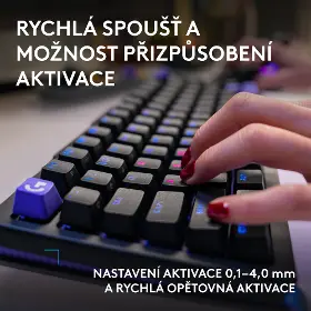 Herní klávesnice - Logitech G512 X 75 Tactile Black US - 12