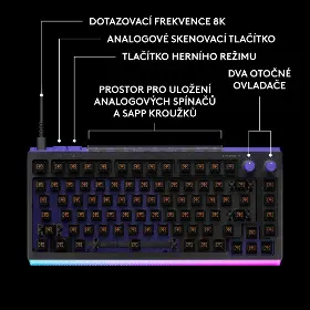Herní klávesnice - Logitech G512 X 75 Tactile Black US - 14
