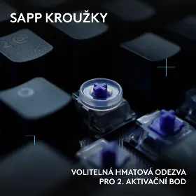 Herní klávesnice - Logitech G512 X 75 Linear Black US - 10