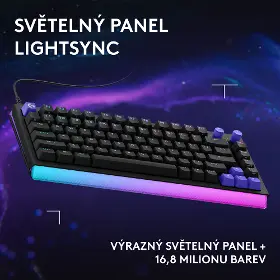 Herní klávesnice - Logitech G512 X 75 Linear Black US - 11