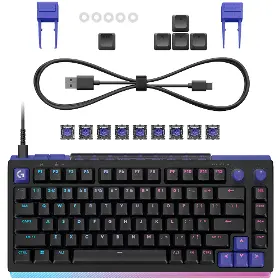 Herní klávesnice - Logitech G512 X 75 Linear Black US - 4