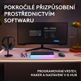 Herní klávesnice - Logitech G512 X 75 Linear Black US - 8