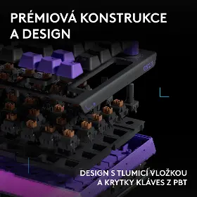 Herní klávesnice - Logitech G512 X 75 Linear Black US - 9