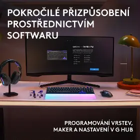 Herní klávesnice - Logitech G512 X 98 Tactile Black US - 13