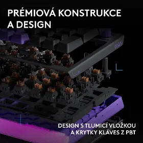 Herní klávesnice - Logitech G512 X 98 Tactile Black US - 9