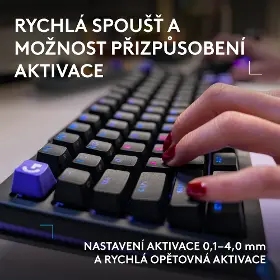 Herní klávesnice - Logitech G512 X 98 Linear Black US - 12