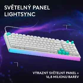 Herní klávesnice - Logitech G512 X 98 Tactile White US - 11