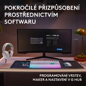 Herní klávesnice - Logitech G512 X 98 Tactile White US - 12
