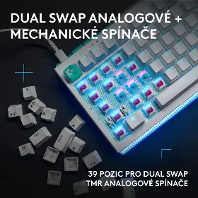 Herní klávesnice - Logitech G512 X 98 Tactile White US - 17
