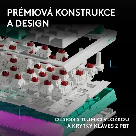 Herní klávesnice - Logitech G512 X 98 Tactile White US - 9
