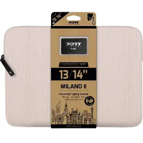 Pouzdro pro notebook - Port Designs MILANO II 13/14" Pink/Black - 1