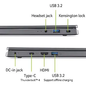 Notebook - Acer Aspire 17 A17-51M-96TM Grey (NX.JL5EC.003) - 8