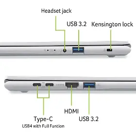 Notebook - Acer Aspire Go 16 AG16-71P-7632 Silver (NX.JTHEC.005) - 9