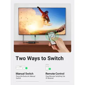 HDMI rozbočovač - Ugreen HDMI Switcher 3v1 80125 - 7