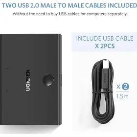 Switch - Ugreen USB 2.0 Sharing Switch 30345 - 7