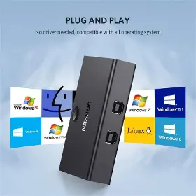 Switch - Ugreen USB 2.0 Sharing Switch 30345 - 8