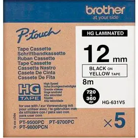 TZ pásky - Brother HGE631V5 - 1