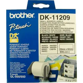 Papírové štítky - Brother DK11209 - 1