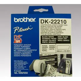 Papírové štítky - Brother DK22210 - 1