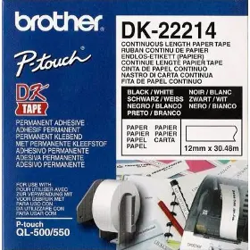 Papírové štítky - Brother DK22214 - 1