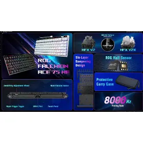 Herní klávesnice - Asus ROG Falchion ACE 75 HE US - 11