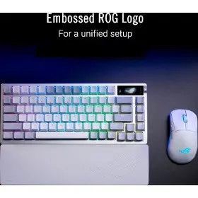 Ergonomická opěrka - Asus ROG KEYBOARD WRIST REST BKUA00 Black - 5