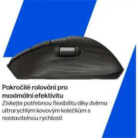 PC myš - HP 780M Ultra-Fast-Scroll Wireless Black - 8