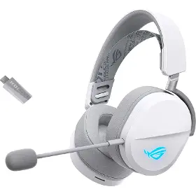 Bezdrátová sluchátka - Asus ROG Pelta Moonlight White - 5
