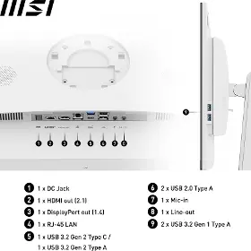 All in One PC - MSI PRO AP272P 14M-887XEU - 9