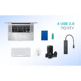 USB Hub - I-Tec USB3.0 HUB 4port - 5