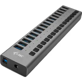USB Hub - I-Tec USB-A Charging HUB 16port + Power Adapter - 2