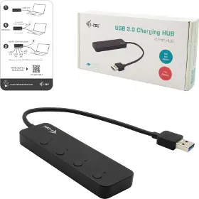USB Hub - I-Tec HUB 4x USB-A  Port with individual On/Off Switches - 6