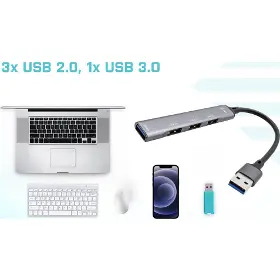 USB Hub - I-Tec  HUB 1x USB 3.0 + 3x USB 2.0 - 3
