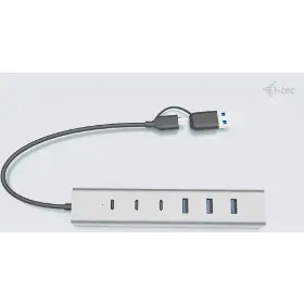 USB Hub - I-Tec Charging Metal HUB 7 port (3x USB-C, 4x USB-A) - 2