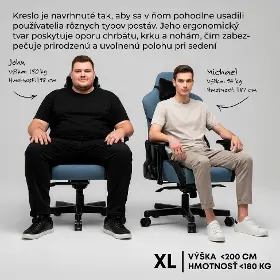 Herná stolička - Anda Seat T-Pro 2 fabric Blue - 14