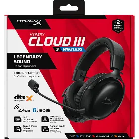 Bezdrátová sluchátka - HyperX HyperX Cloud III S Black - 5