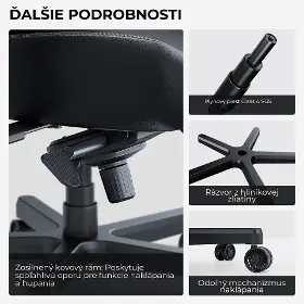 Herná stolička - Anda Seat Kaiser 3 XL fabric Gray - 19