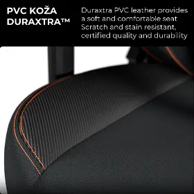 Herná stolička - Anda Seat Kaiser 3 XL fabric Gray - 21