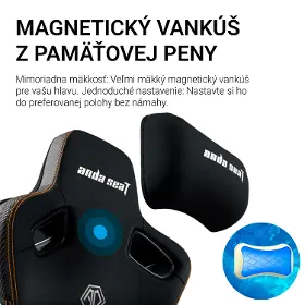Herná stolička - Anda Seat Kaiser 3 Pro XL Fabric black - 15