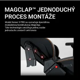 Herná stolička - Anda Seat Kaiser 3 Pro XL Fabric black - 16