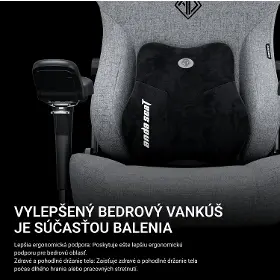 Herná stolička - Anda Seat Kaiser 3 Pro XL Fabric black - 20