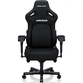 Herná stolička - Anda Seat Kaiser 4 L Black fabric - 1