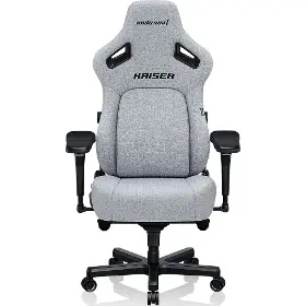 Herná stolička - Anda Seat Kaiser 4 XL Fabric Grey - 1