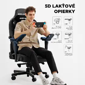 Herná stolička - Anda Seat Kaiser 4 XL Orange - 12