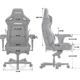 Herná stolička - Anda Seat Kaiser 4 XL Orange - 9