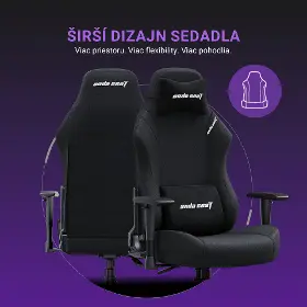 Herná stolička - Anda Seat Luna Black fabric - 10
