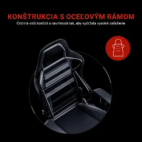 Herná stolička - Anda Seat Luna Black PVC - 13